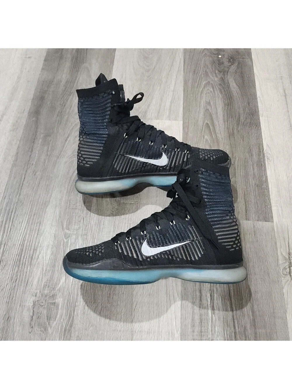 Nike Kobe 10 X Elite High Commander Flyknit 718763-004 Mens 10 Basketball Shoes